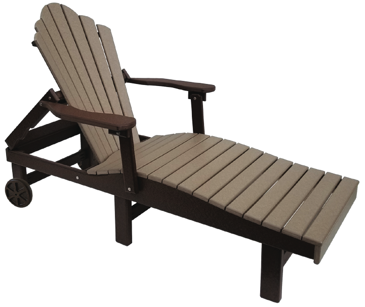 Harbor Curve Chaise Lounge — Outdoor Poly original product photo