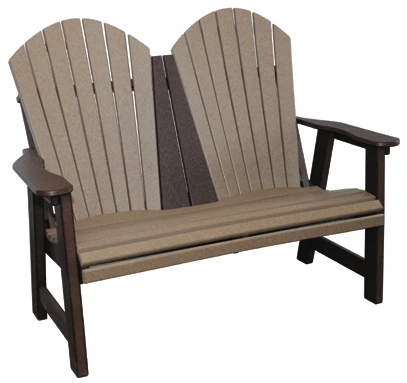 Lakeside Comfort Garden Bench — Outdoor Poly original product photo
