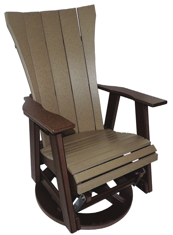 Ridgecrest Swivel Glider — Outdoor Poly original product photo