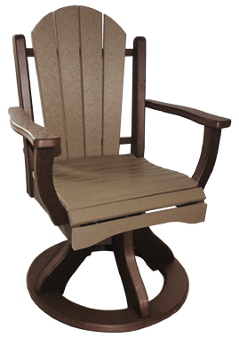 Meadow Comfort Swivel Chair — Outdoor Poly original product photo
