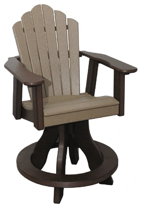 Harbor Curve Swivel Chair — Outdoor Poly original product photo