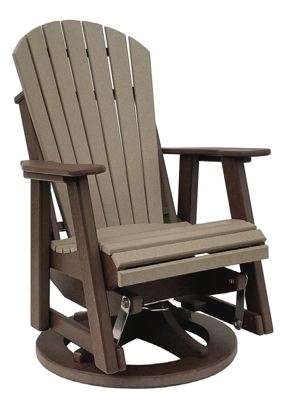 Lakeside Comfort Swivel Glider — Outdoor Poly original product photo