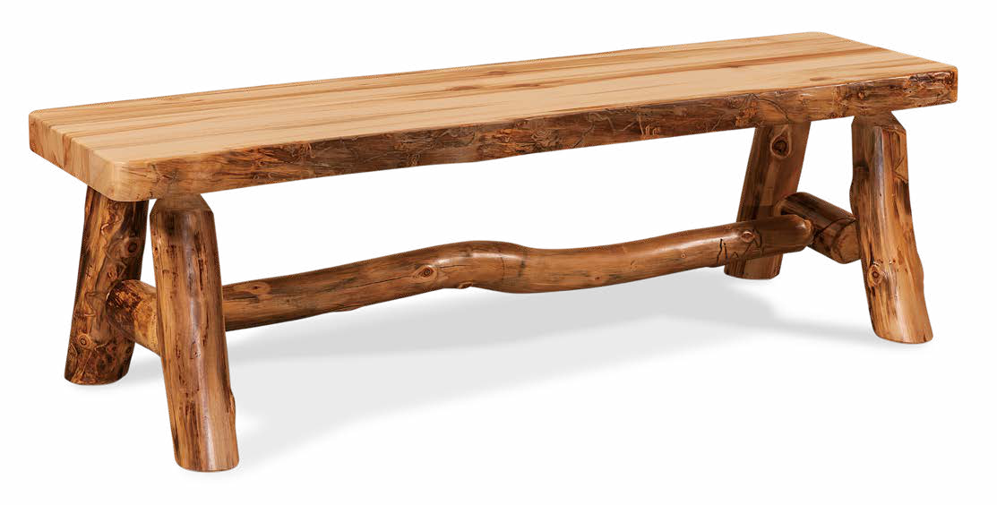 Timber Hollow Aspen Five-Foot Live-Edge Bench