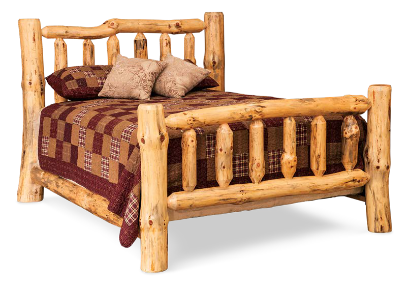 Timber Hollow Rustic Pine Spindle Bed