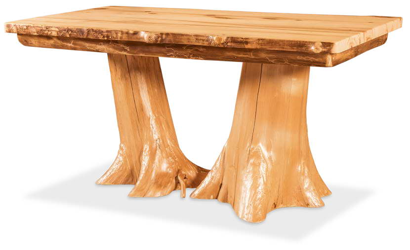 Timber Hollow Aspen Double-Stump Counter Table