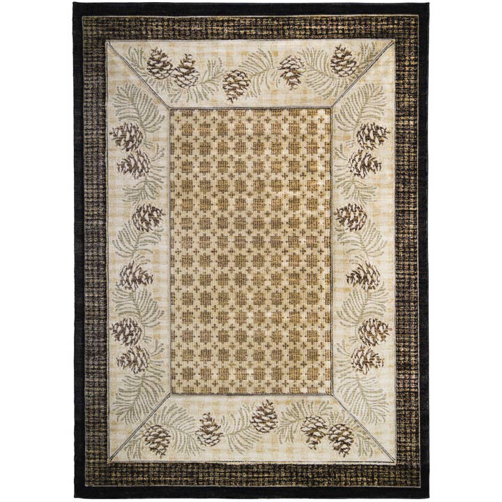 Canyon Brook Brown Lodge Rug