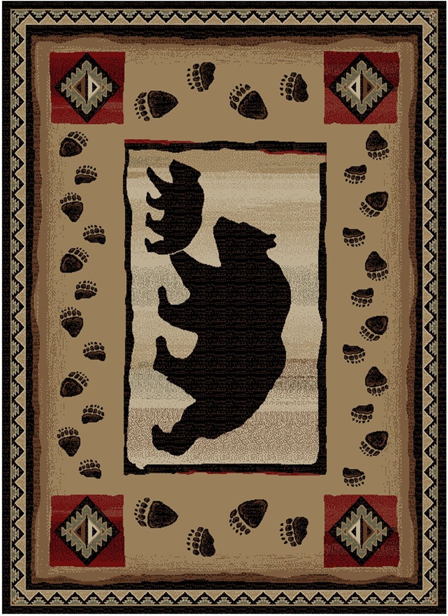 Trailside Woods Brown Horse Rug — rectangular pattern