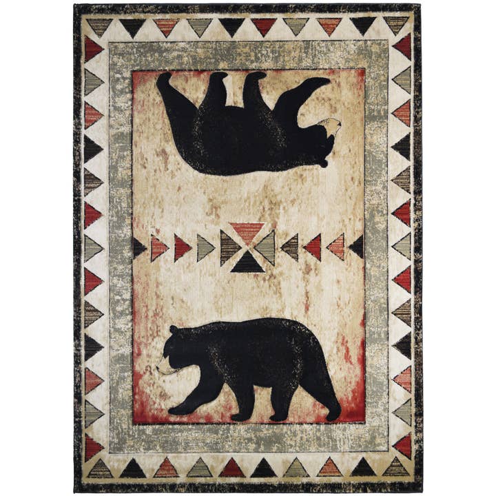 Mountain River Wildlife Rug