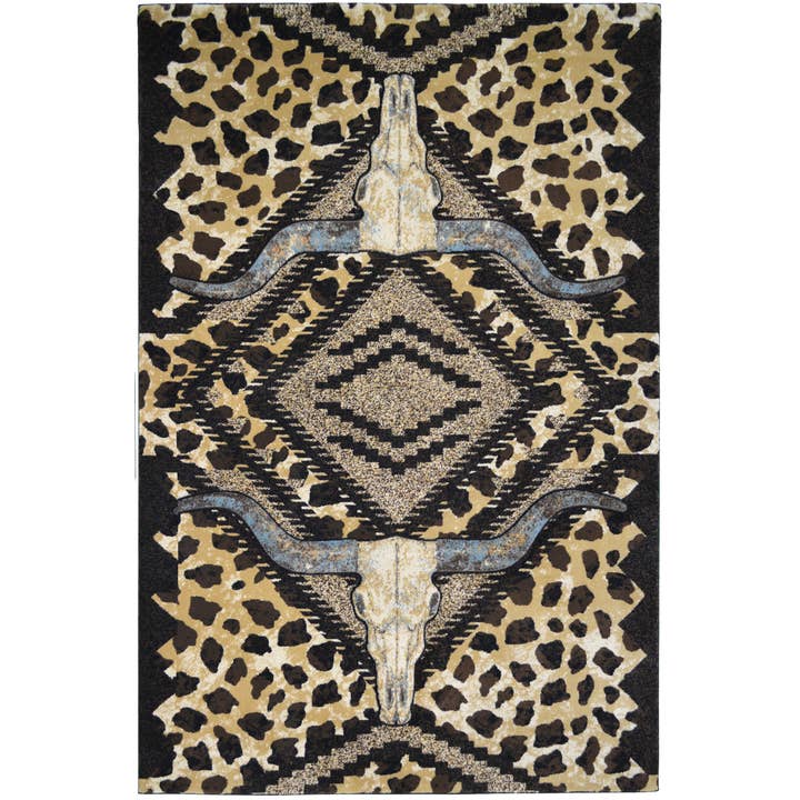 Trail Ranger Brown Cabin Rug