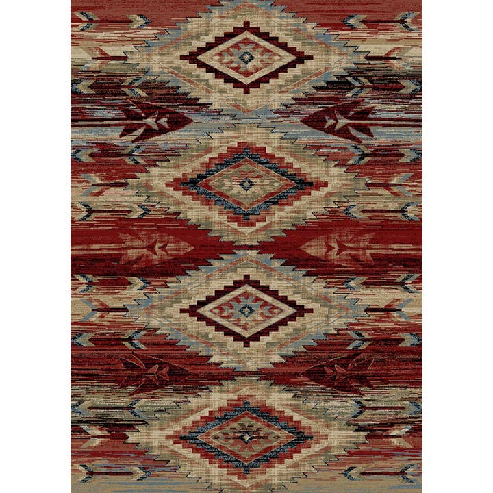 Forest Bow Geometric Lodge Rug