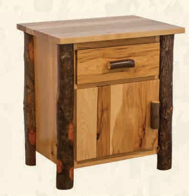 Hearthside Hickory Glen 1 Drawer 1 Door Nightstand