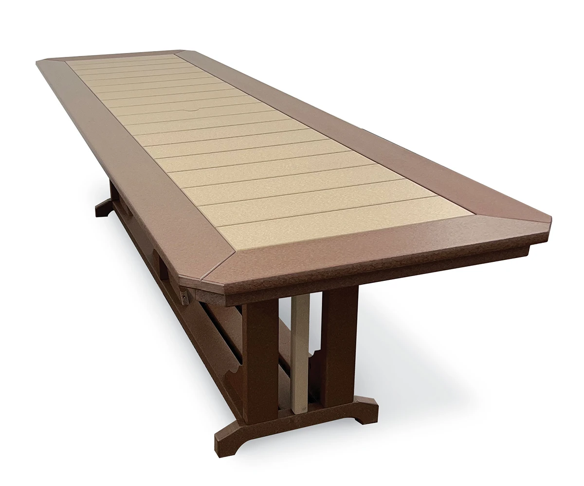 Willow Bay Poly Long Narrow Mission Table