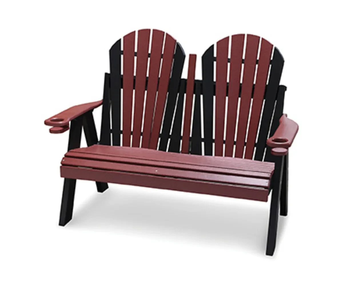 Willow Bay Poly Adirondack Bench