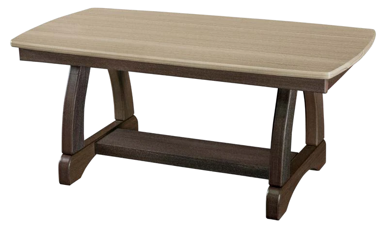 Harbor Porch Trestle Poly Coffee Table