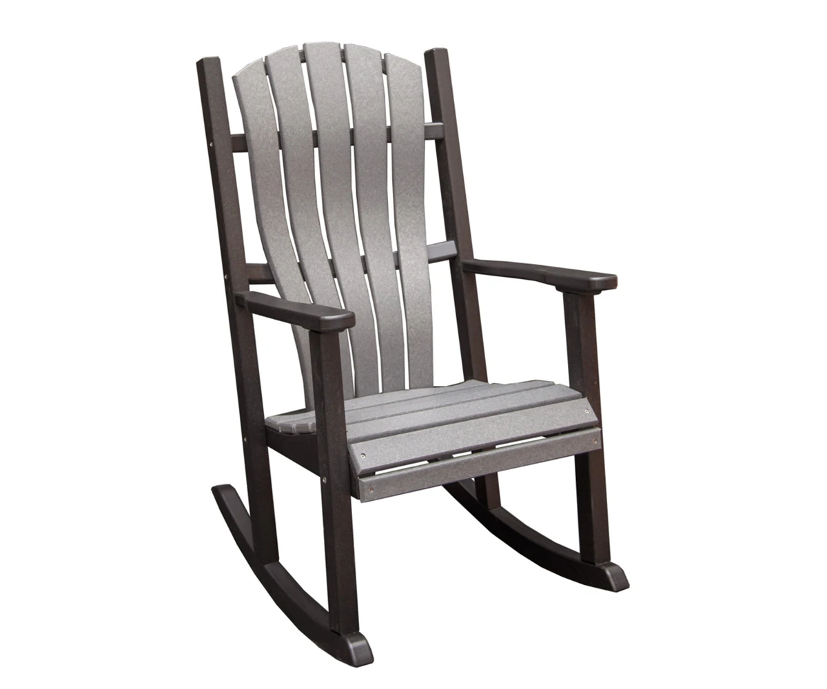 Harbor Porch Arched-back Poly Porch Rocker
