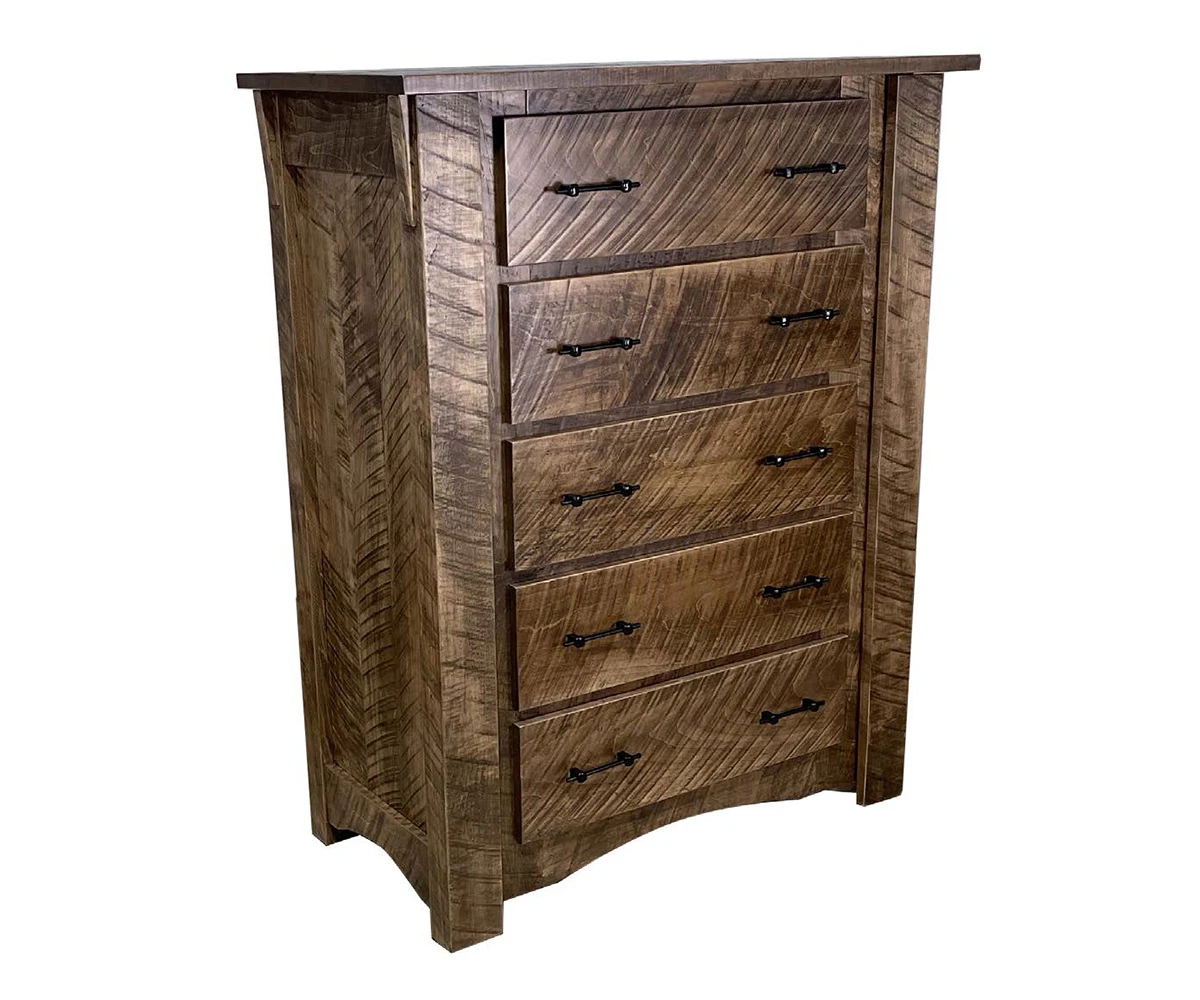 Timber Summit Rough-sawn Maple Concealed-Storage Chest