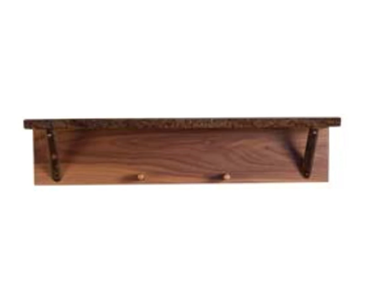 Copper Vale Hickory Hook Shelf
