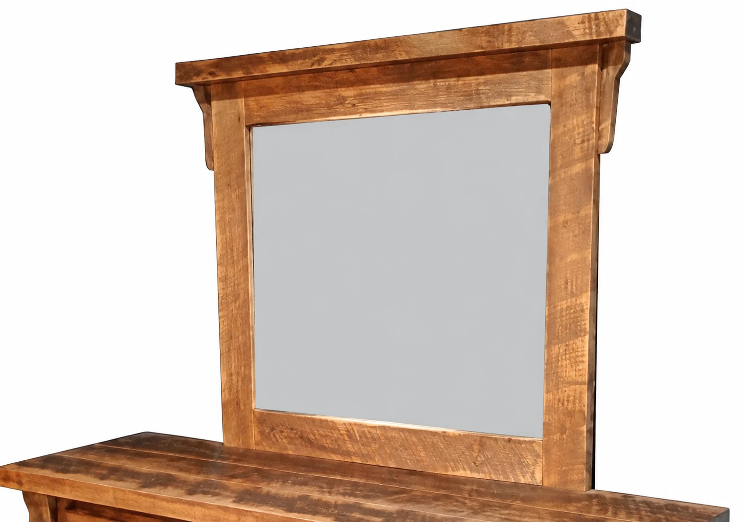 Copper Pass Rough-sawn Maple Mirror
