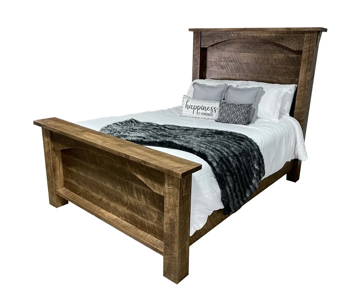 Timber Summit Rough-sawn Maple Half-Arch Bed