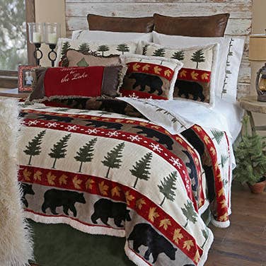 Summit Grove Wildlife Sherpa Comforter Set