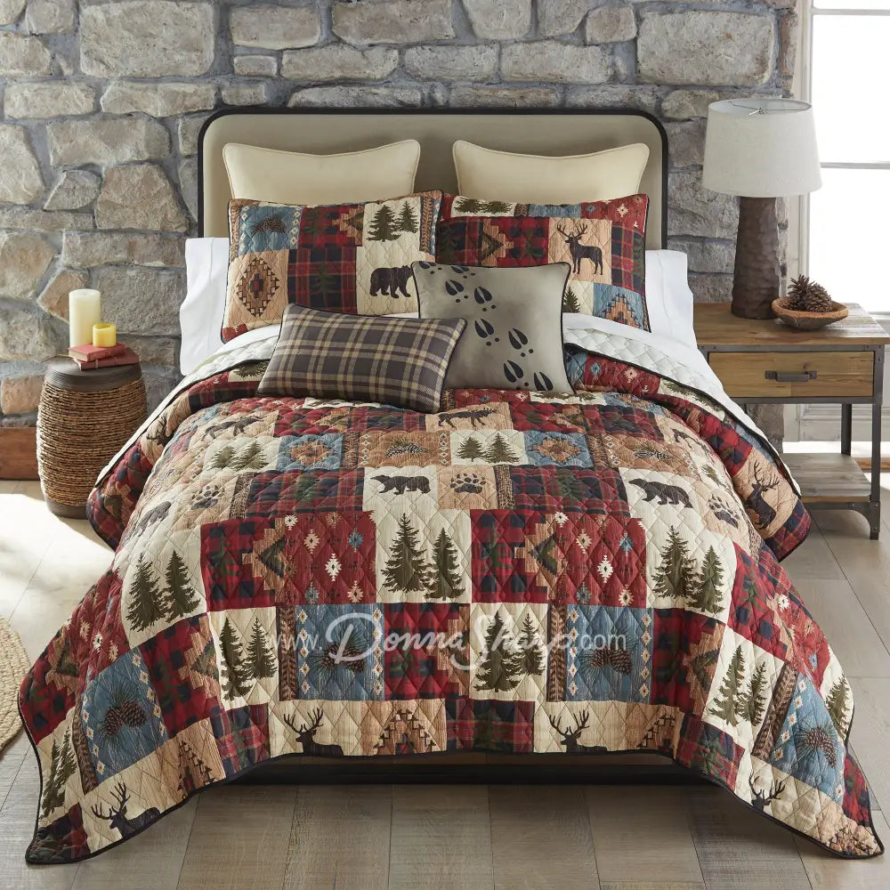 Forest Mosaic Quilt Set