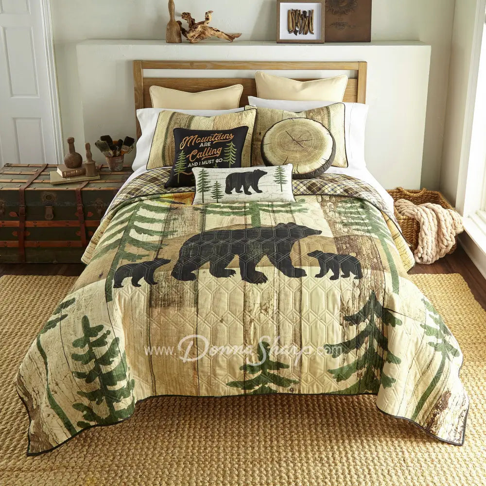 Mountain Silhouette Quilt Set