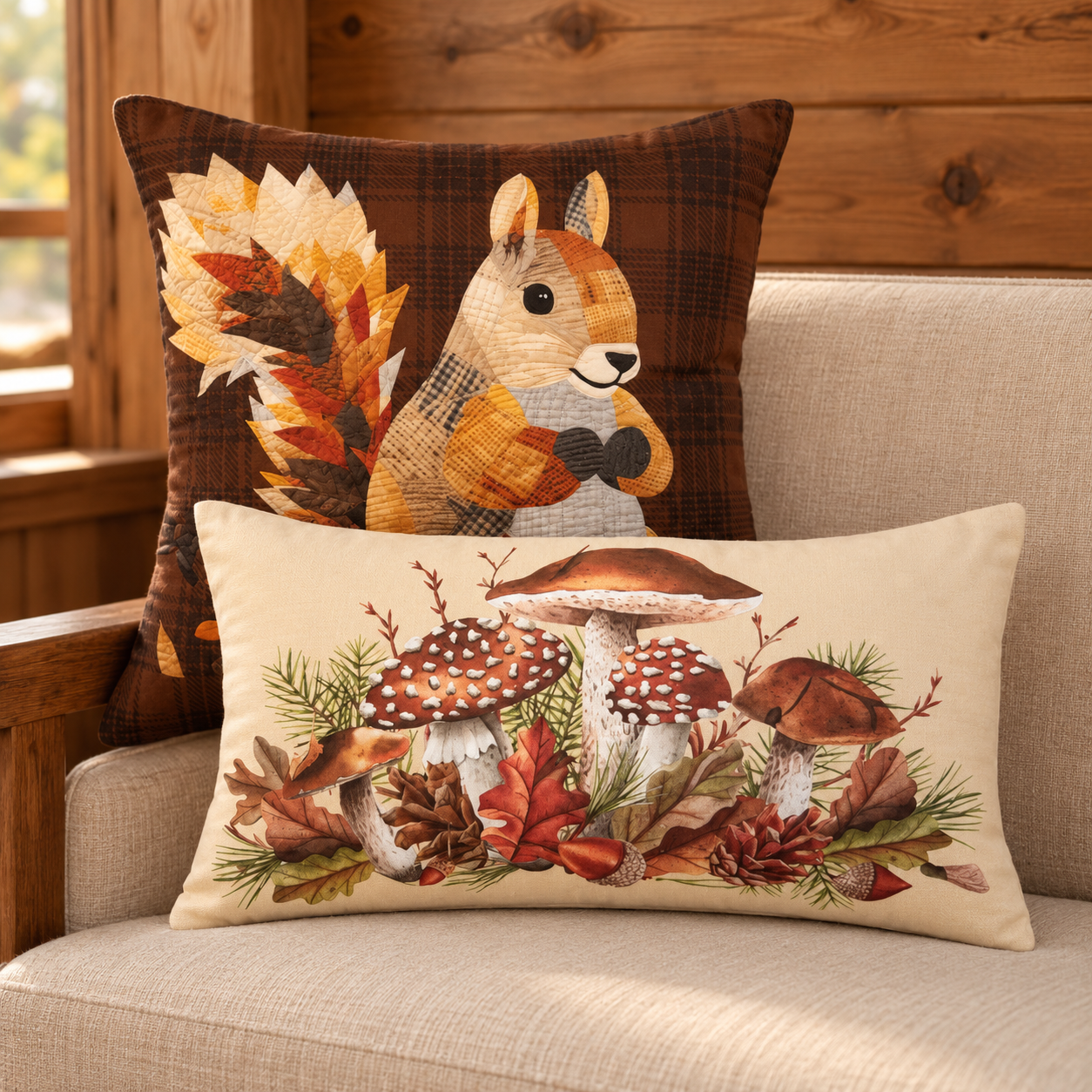 Pine Circle Pillow Set