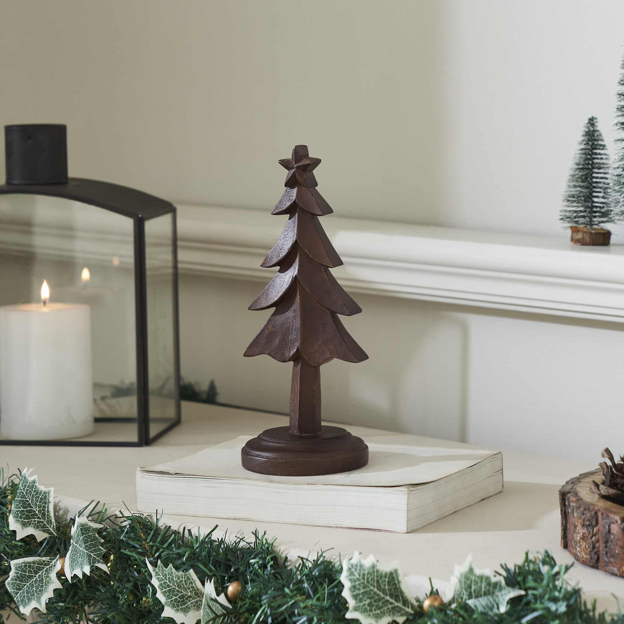 Peaceful Pine Dark Wooden Tree
