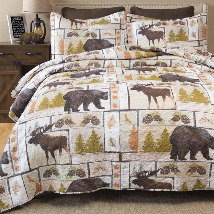 Vintage Lodge Quilt Set