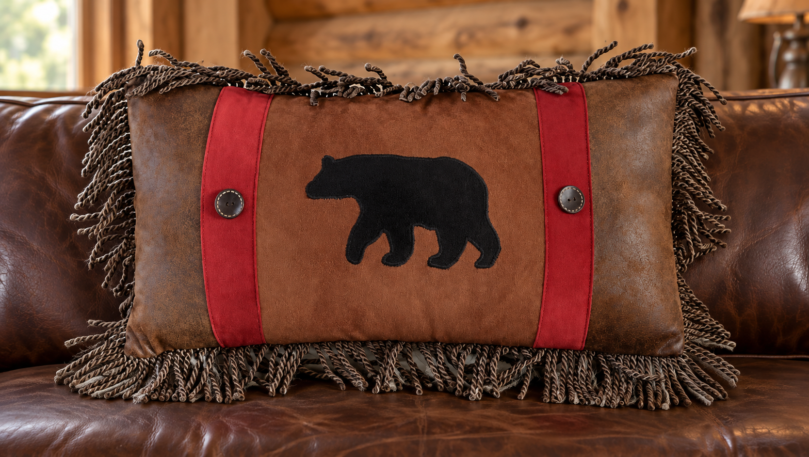 Rambling Bear Pillow