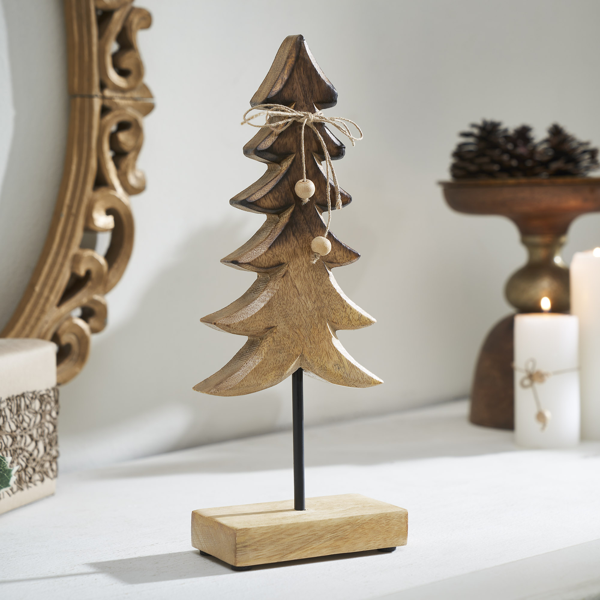 Two-Tone Natural Wooden Tree