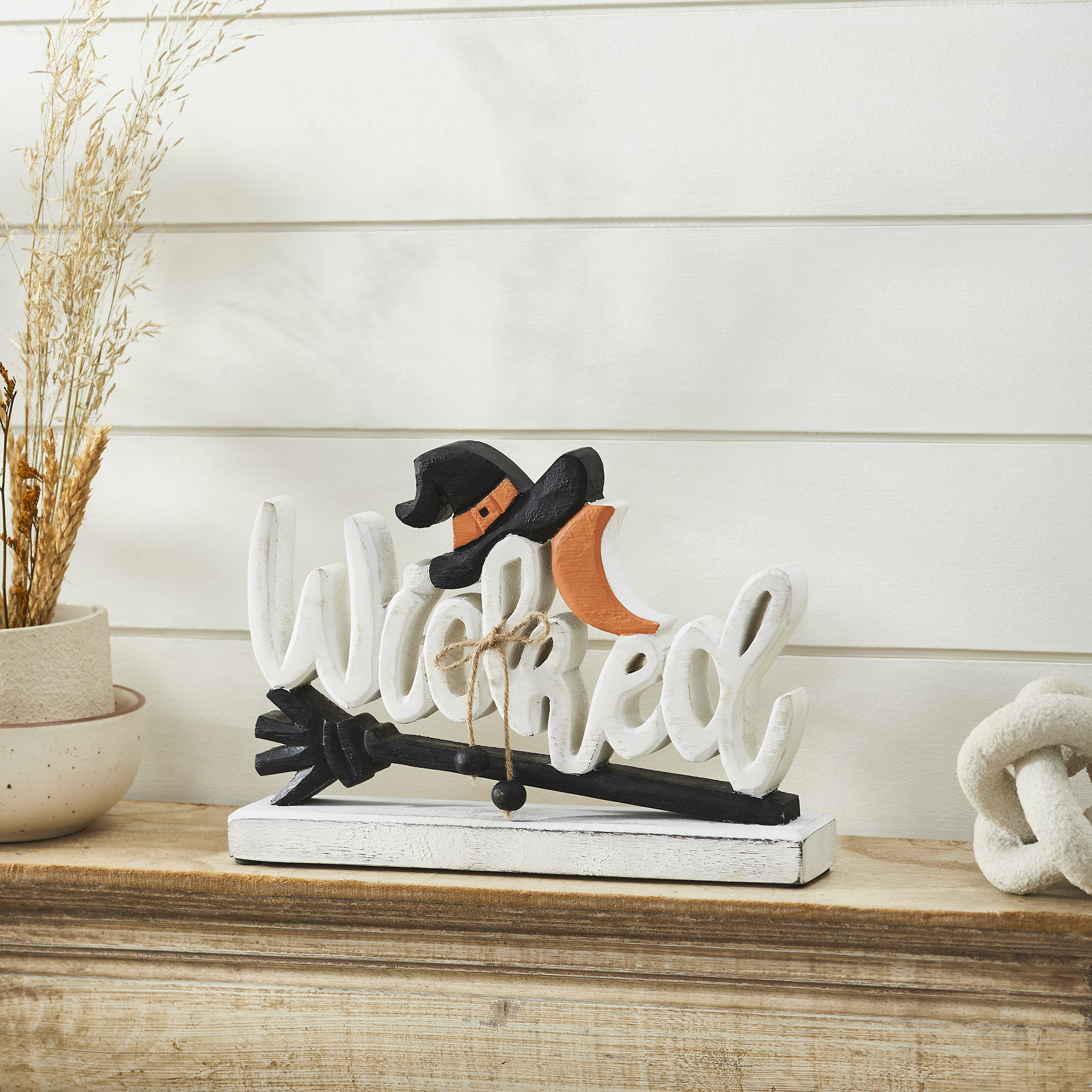 Wicked Witch Wooden Table Sign