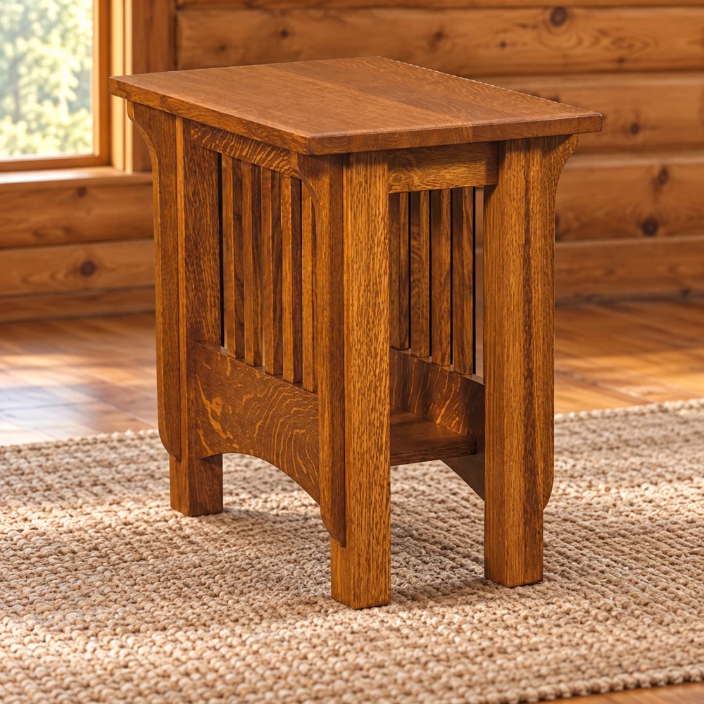 Trailmark 16-Inch End Table in a cabin