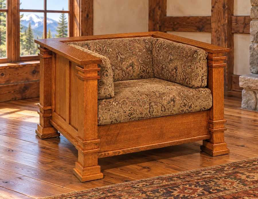 Forgepoint Chair in a cabin