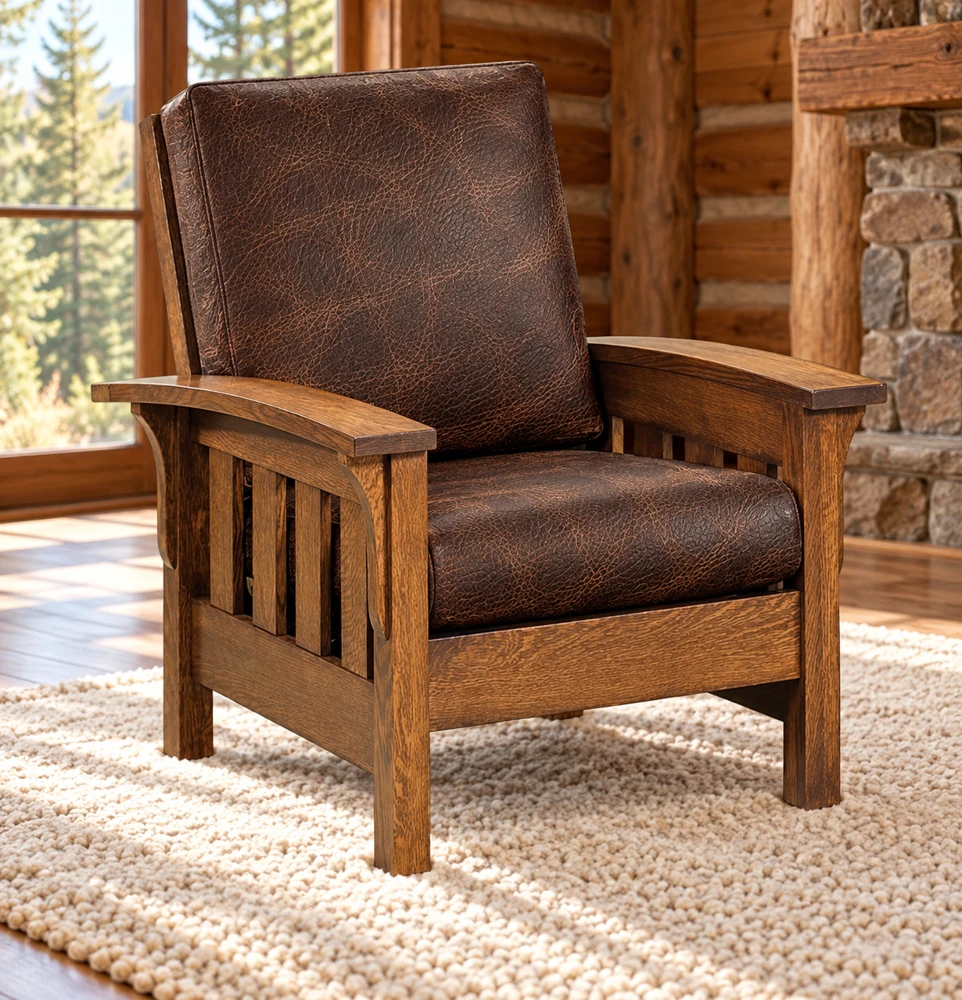 Walnut Hollow Chair in a cabin