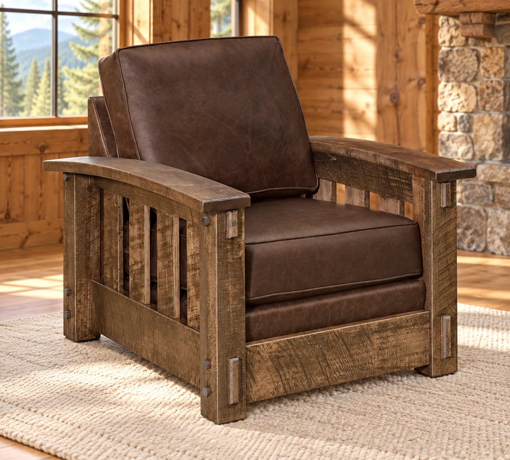 Ridge Haven Deluxe Chair in a cabin