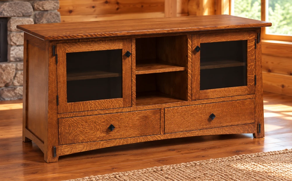 Stonebridge 60-Inch Open-Center TV Console