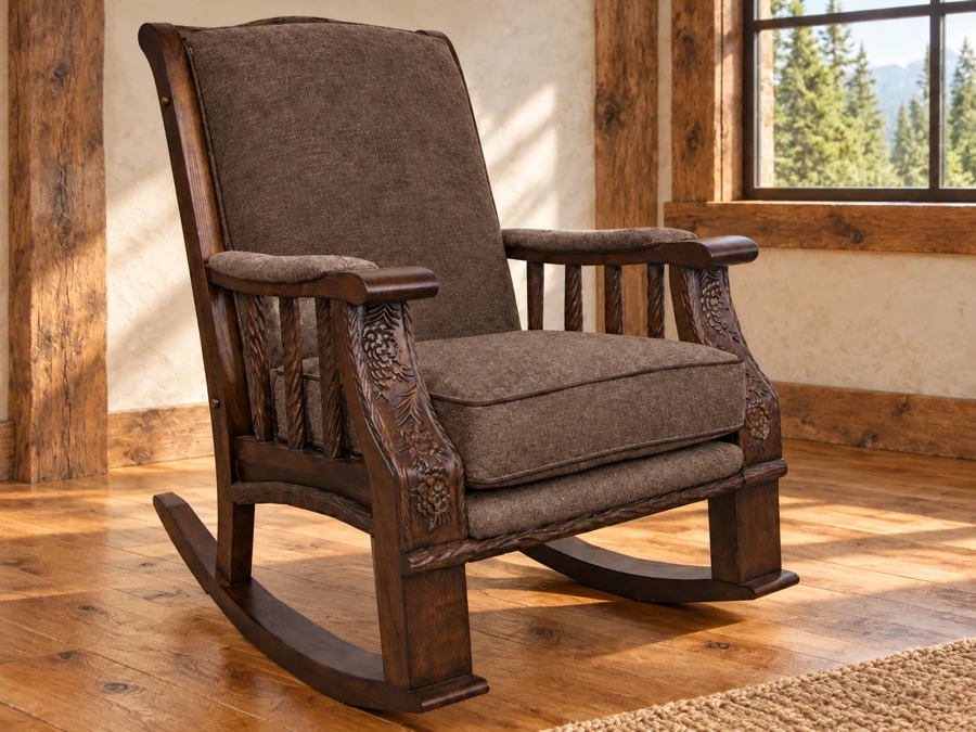 Deerhaven Rocker in a cabin