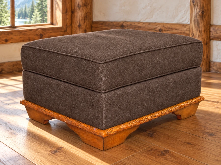 Elkhaven Ottoman in a cabin
