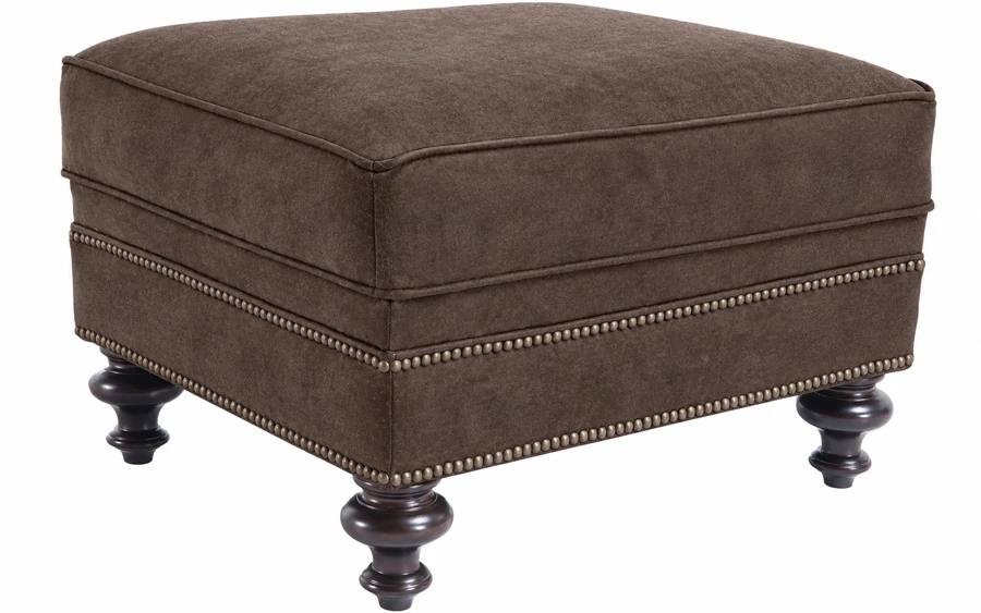 Laurelwood Ottoman in Bella Chocolate